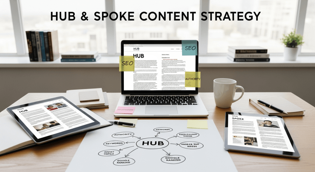 Estratégia de Conteúdo Hub & Spoke